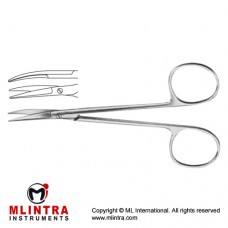 Cottle Bulldog Scissor Curved Stainless Steel, 11.5 cm - 4 1/2"